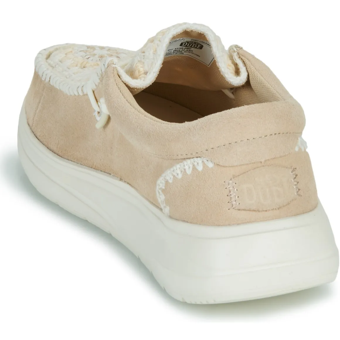 HEYDUDE Wendy COMF Suede Crochet