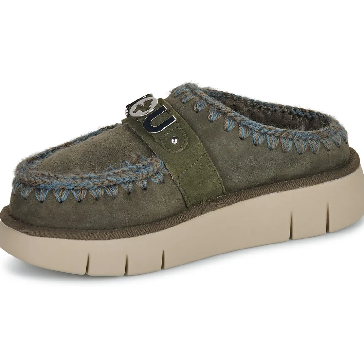 Mou Bounce Clog Metal Logo
