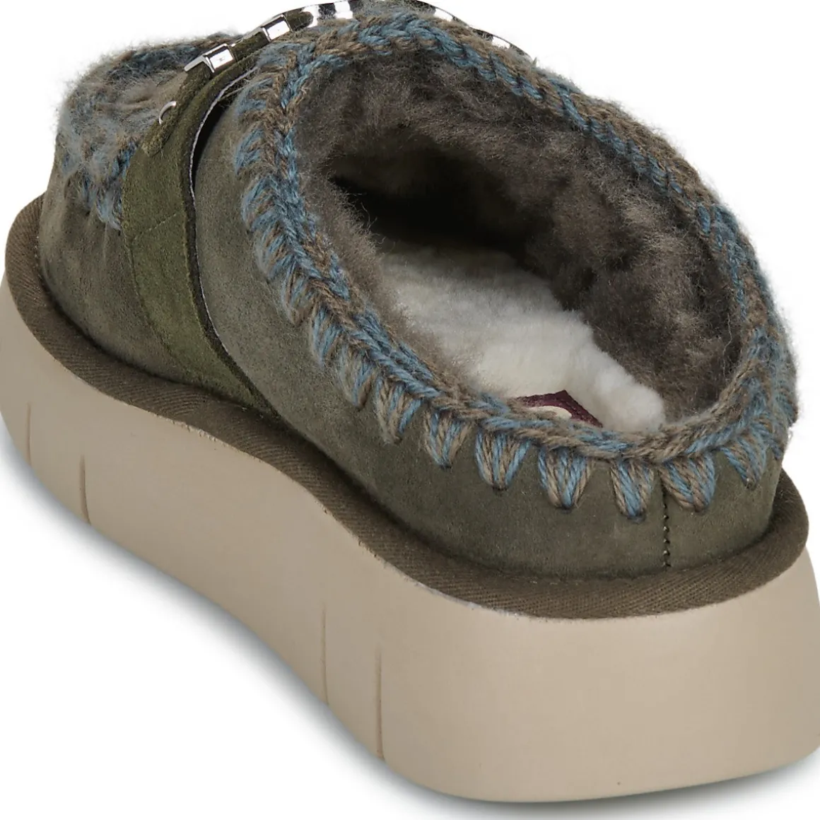 Mou Bounce Clog Metal Logo