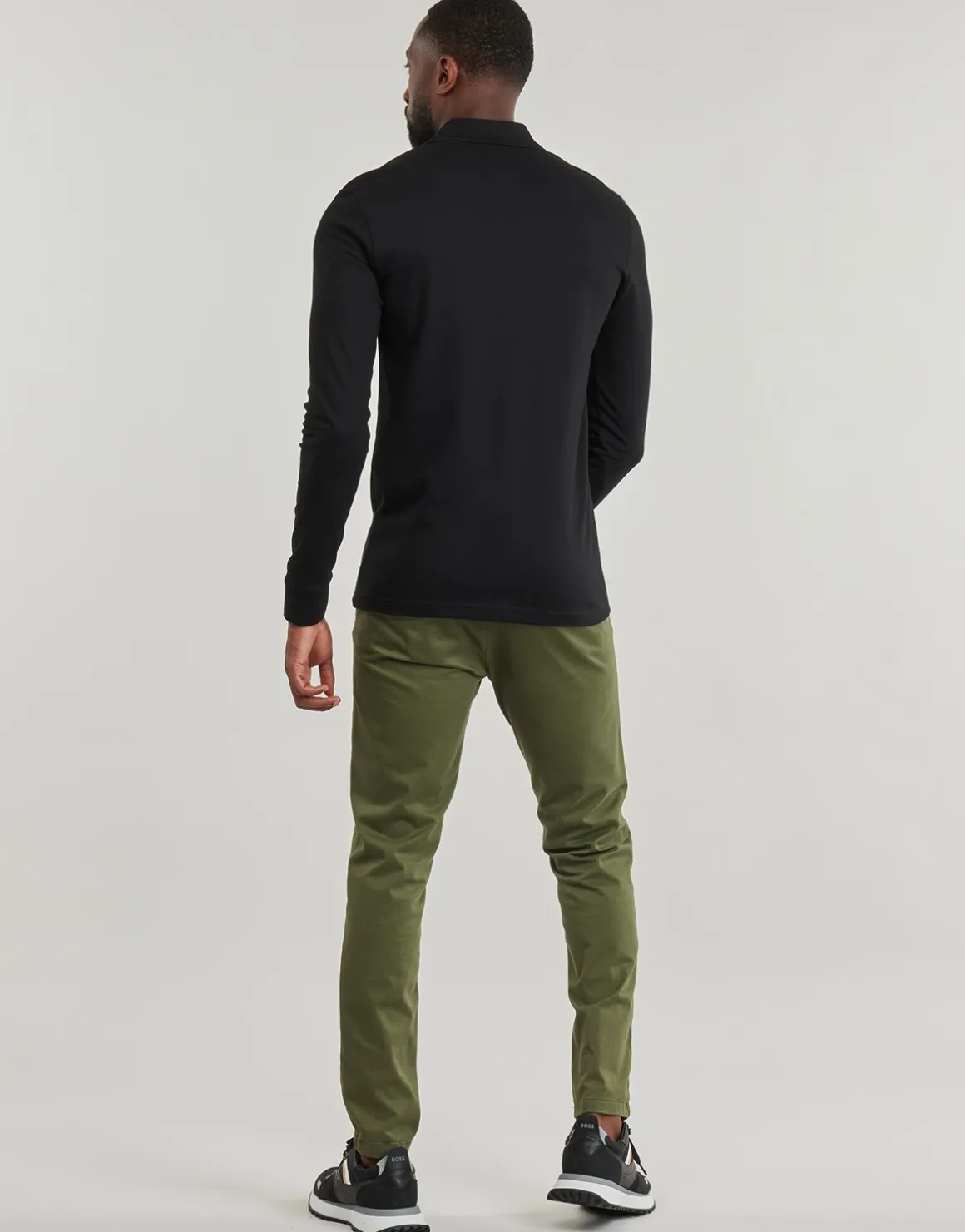 Polo-t-shirts m. lange ærmer BOSS