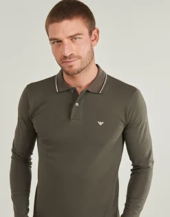 Polo-t-shirts m. lange ærmer Emporio Armani